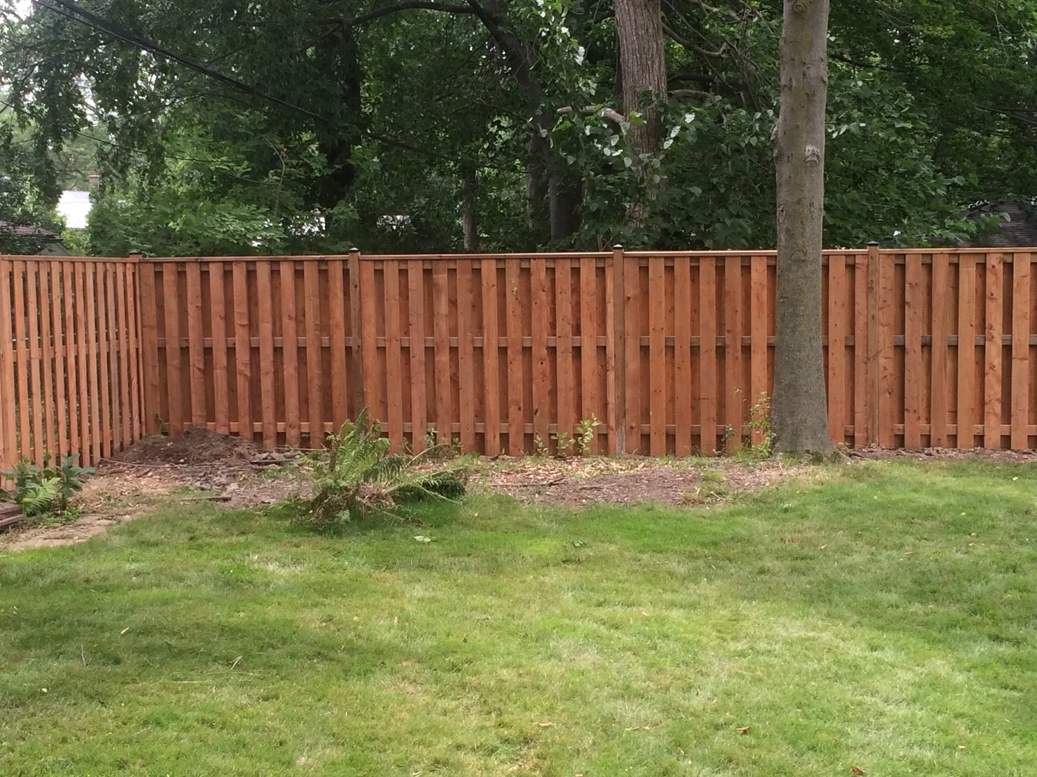 Standard and Built Well Fence