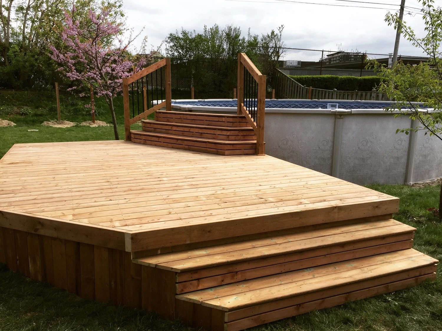 Deck for Above Ground Pools