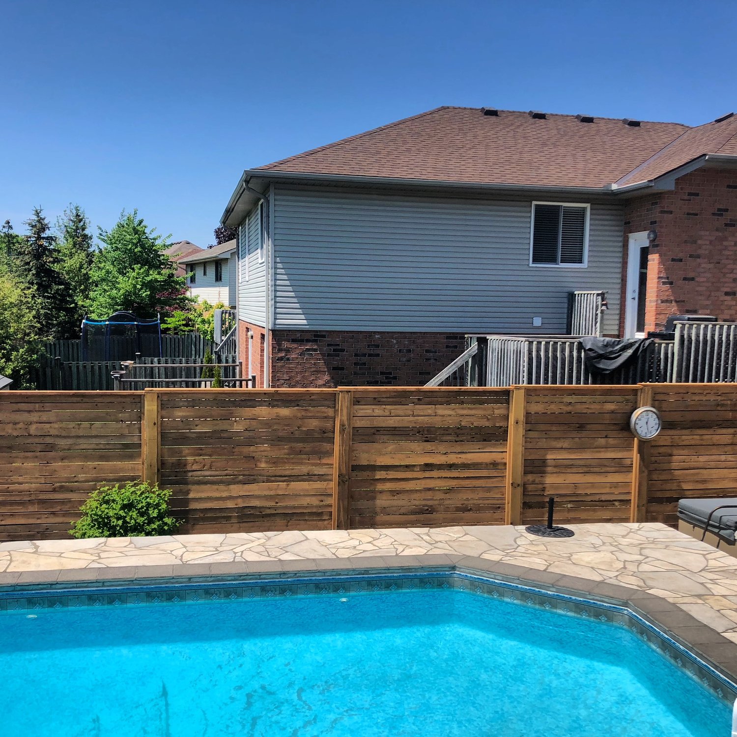 Horizontal Privacy Fence
