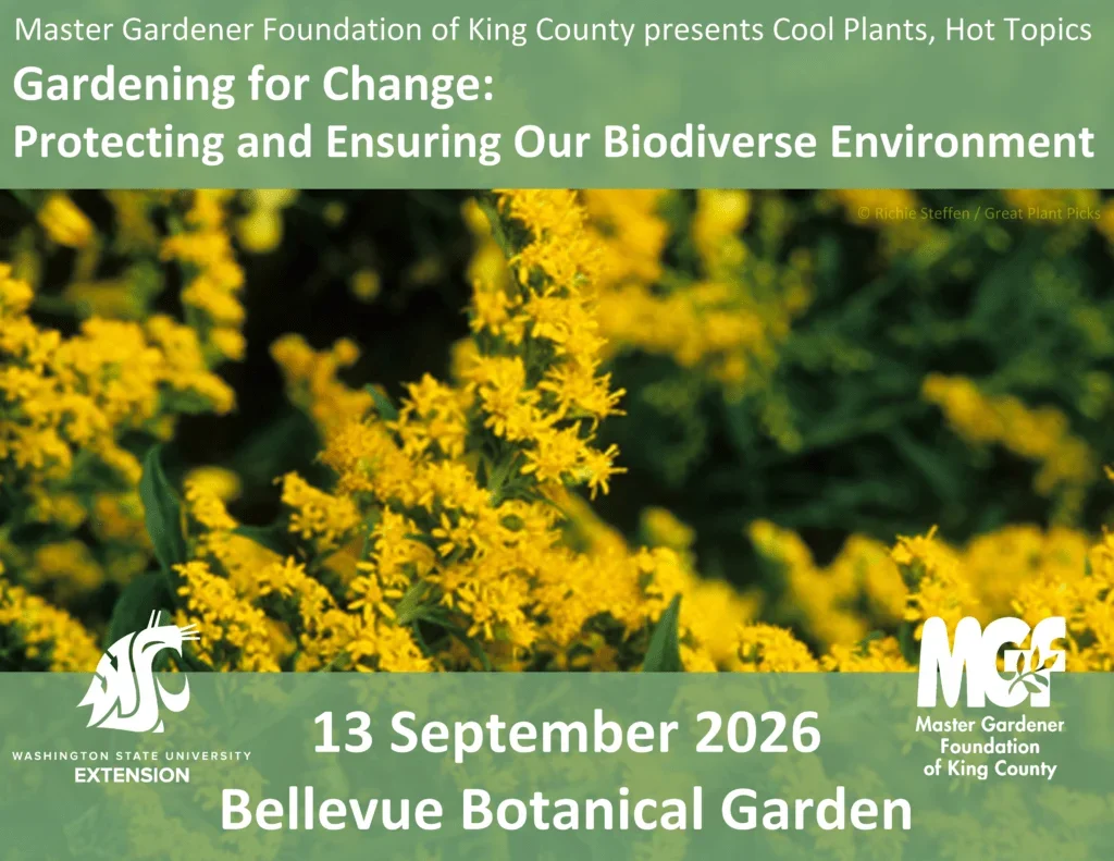 Master Gardener Foundation of King County Fall Plant Sale @ Bellevue Botanical Gardens