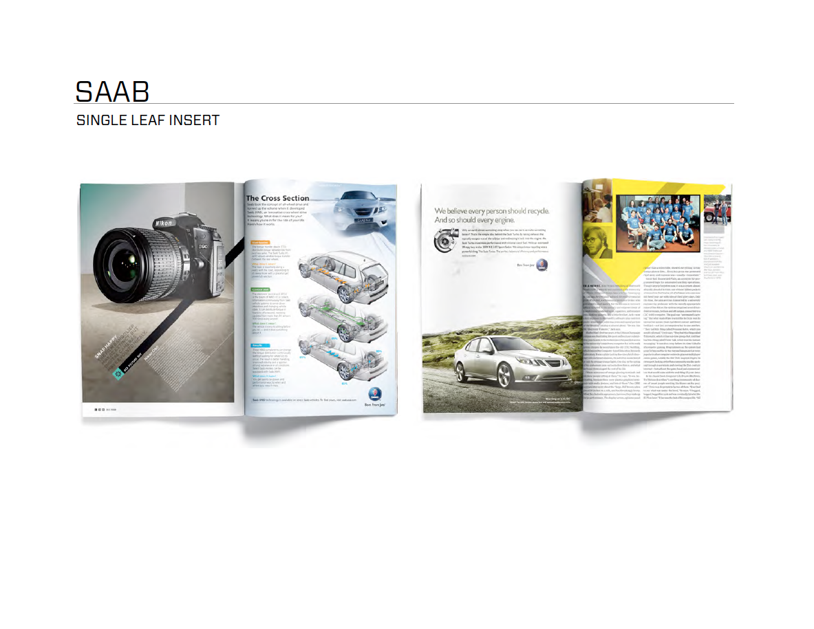 saab special ad section