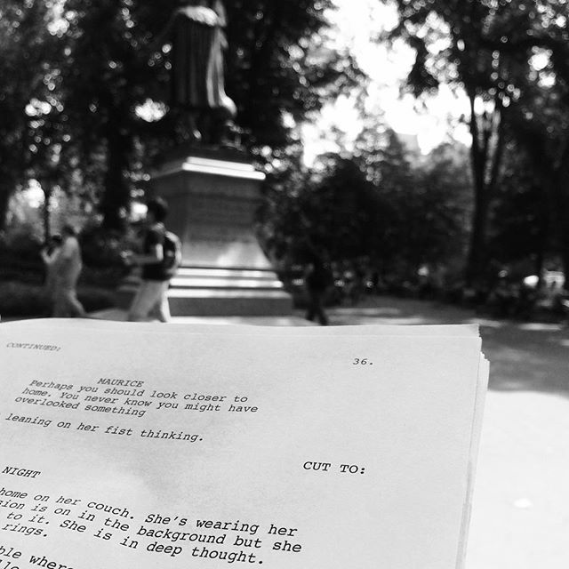 Script work in Central Park, NY #script #screenwriting #screenwriter #filmproduction #filmmaking #featurefilm #nyc #centralpark park