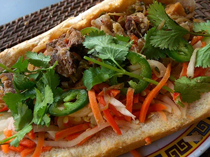 Lemongrass Beef Banh Mi