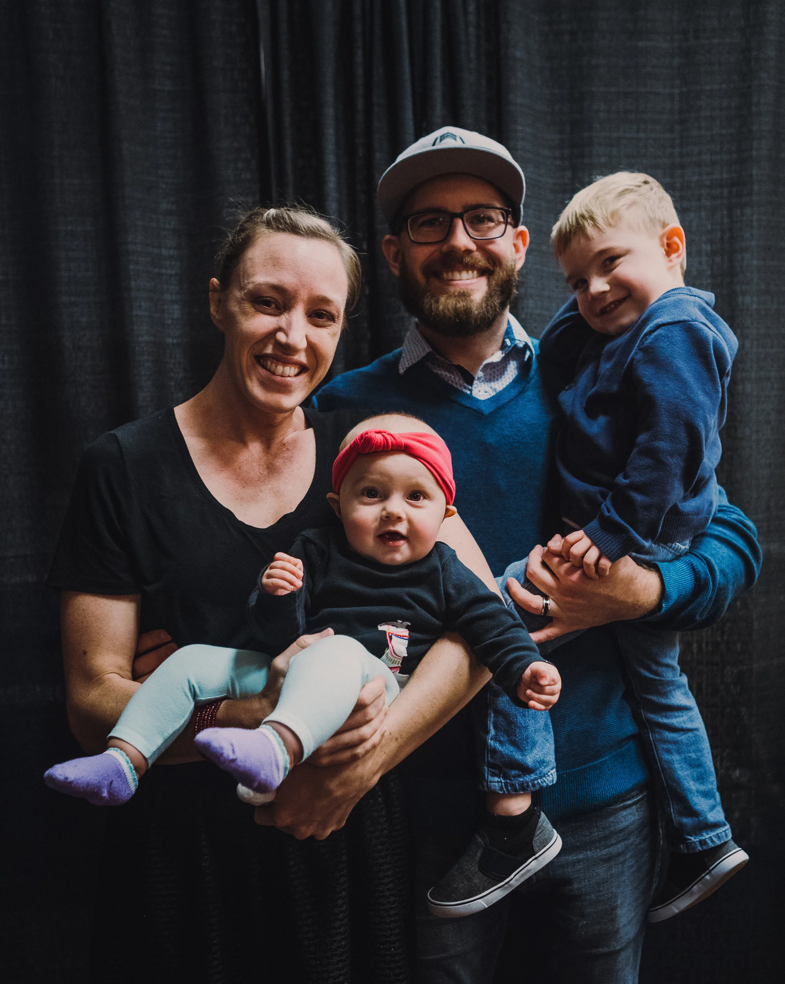 Chad, Amber, Elias & Milly Langhoff (12/22/18)