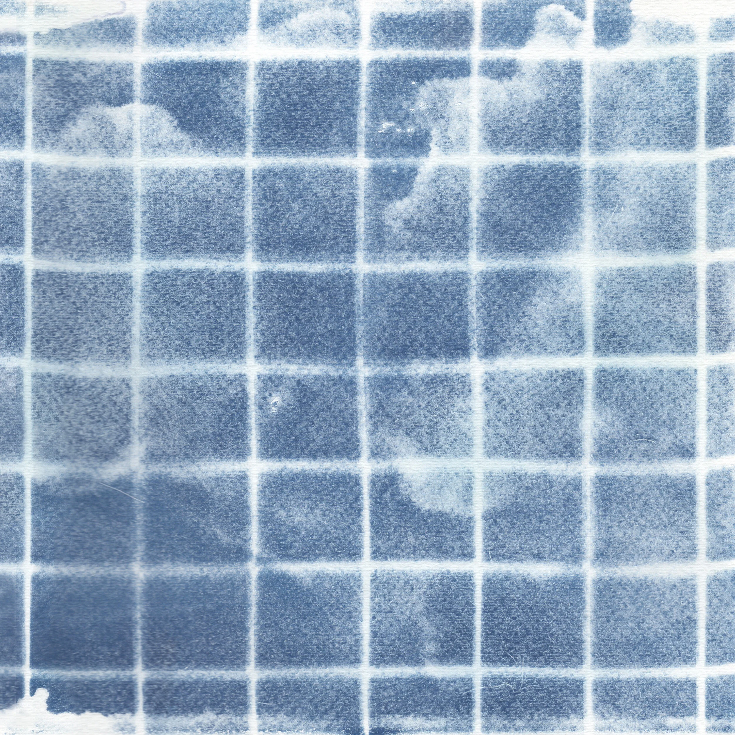 untitled (screen 007). 2018. cyanotype. 9 x 9 inches
