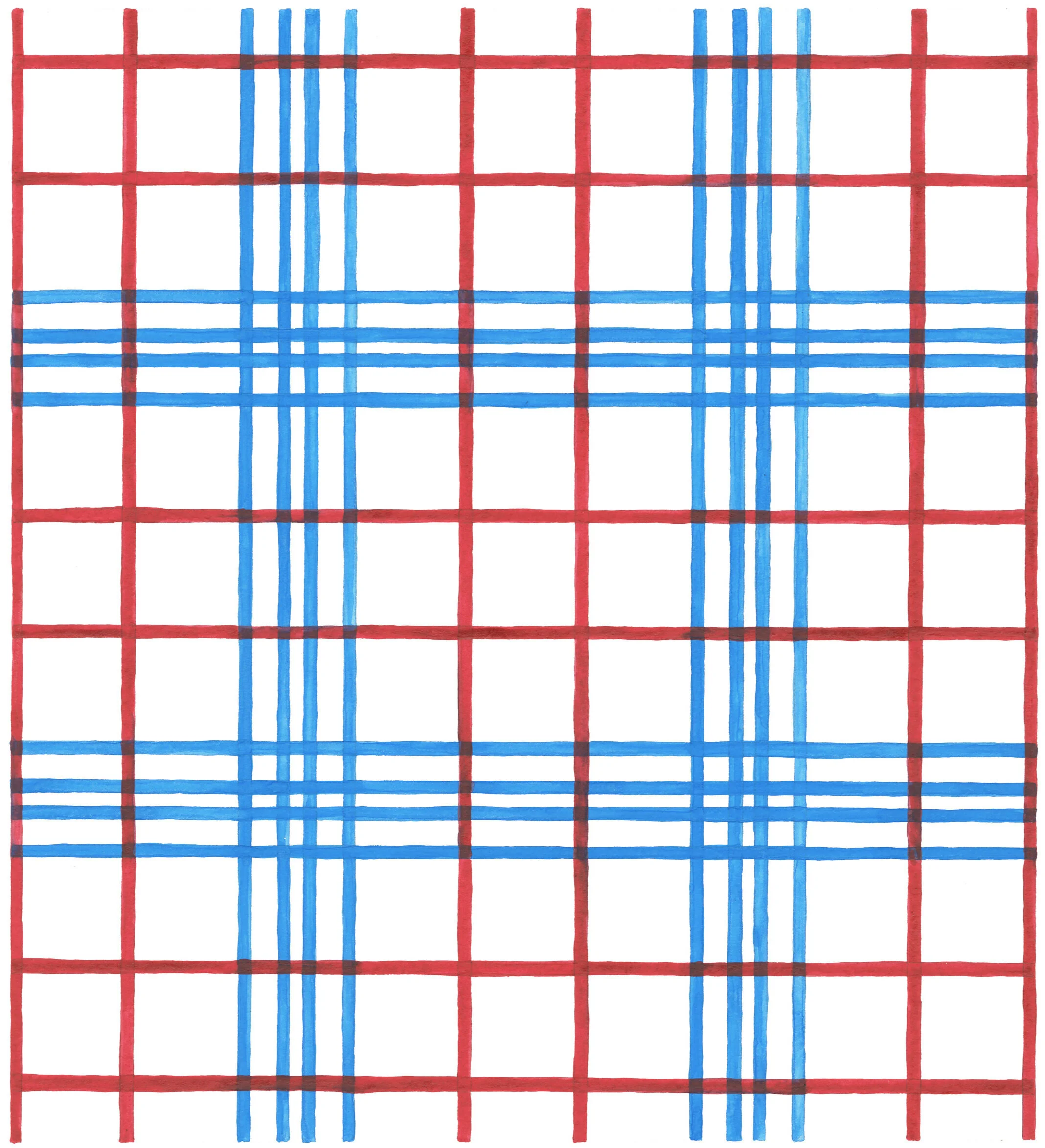 untitled. (grid 04). 2016. risograph. 14 x 11 inches