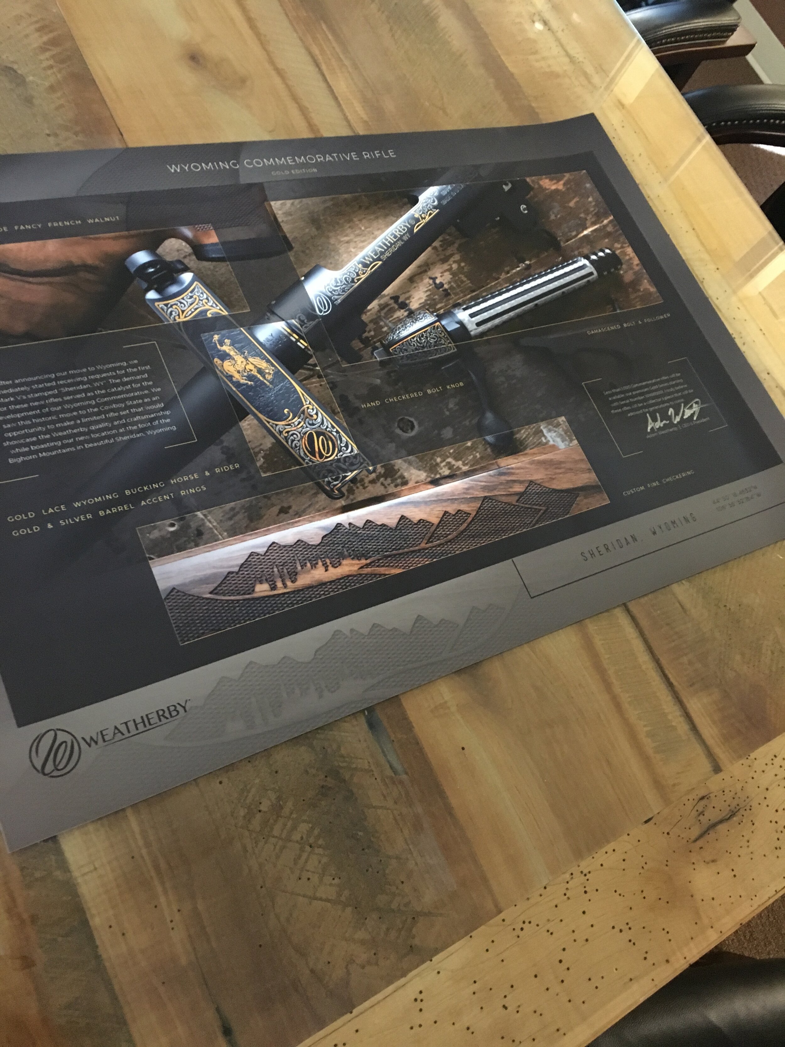 Weatherby Commemorative Rifle Poster - © Weatherby, Inc.