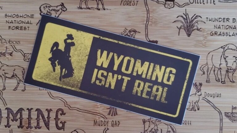 Wyoming Isn't Real Brown and Gold