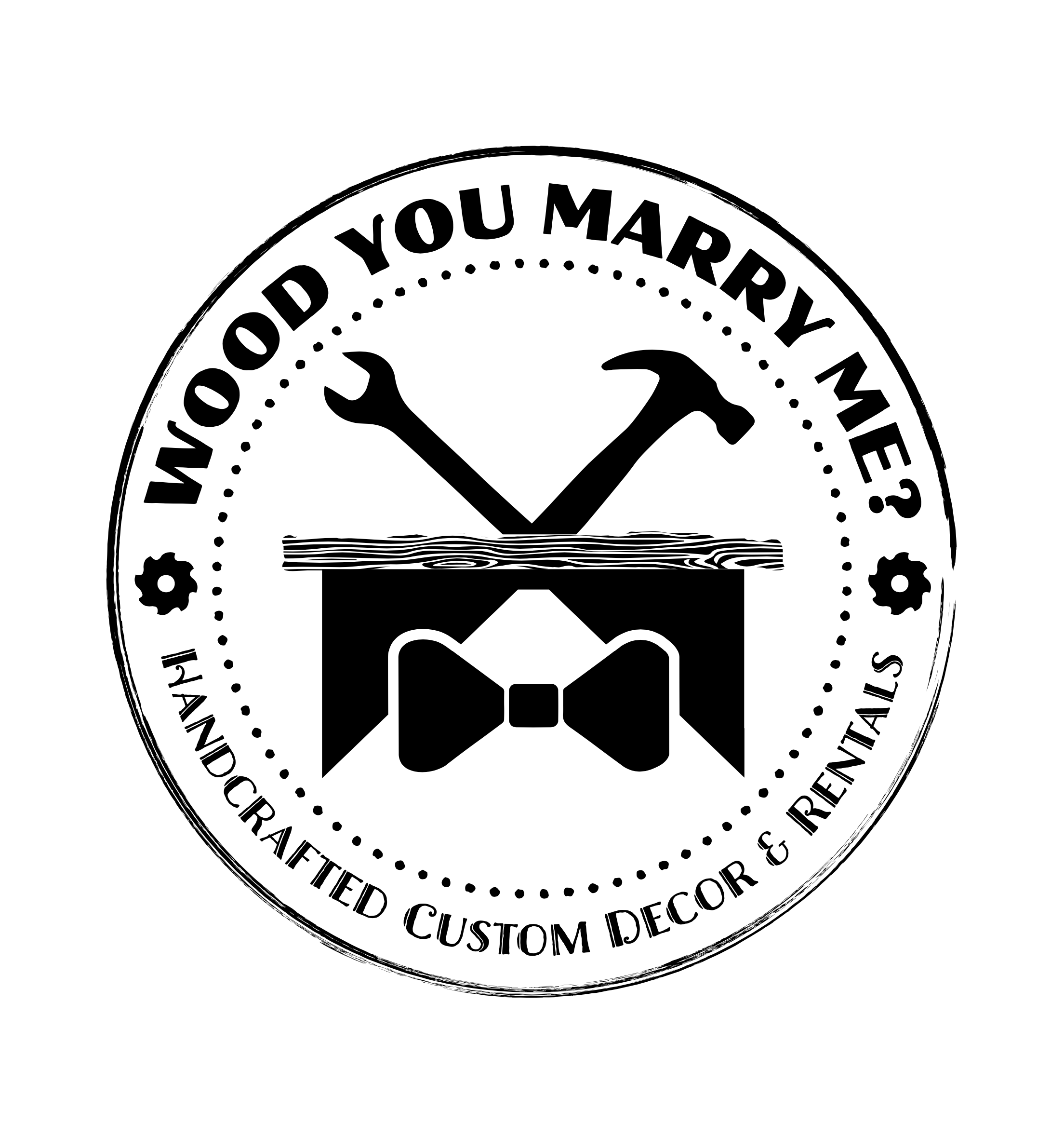 Logo for Wood You Marry Me? Charleston, SC