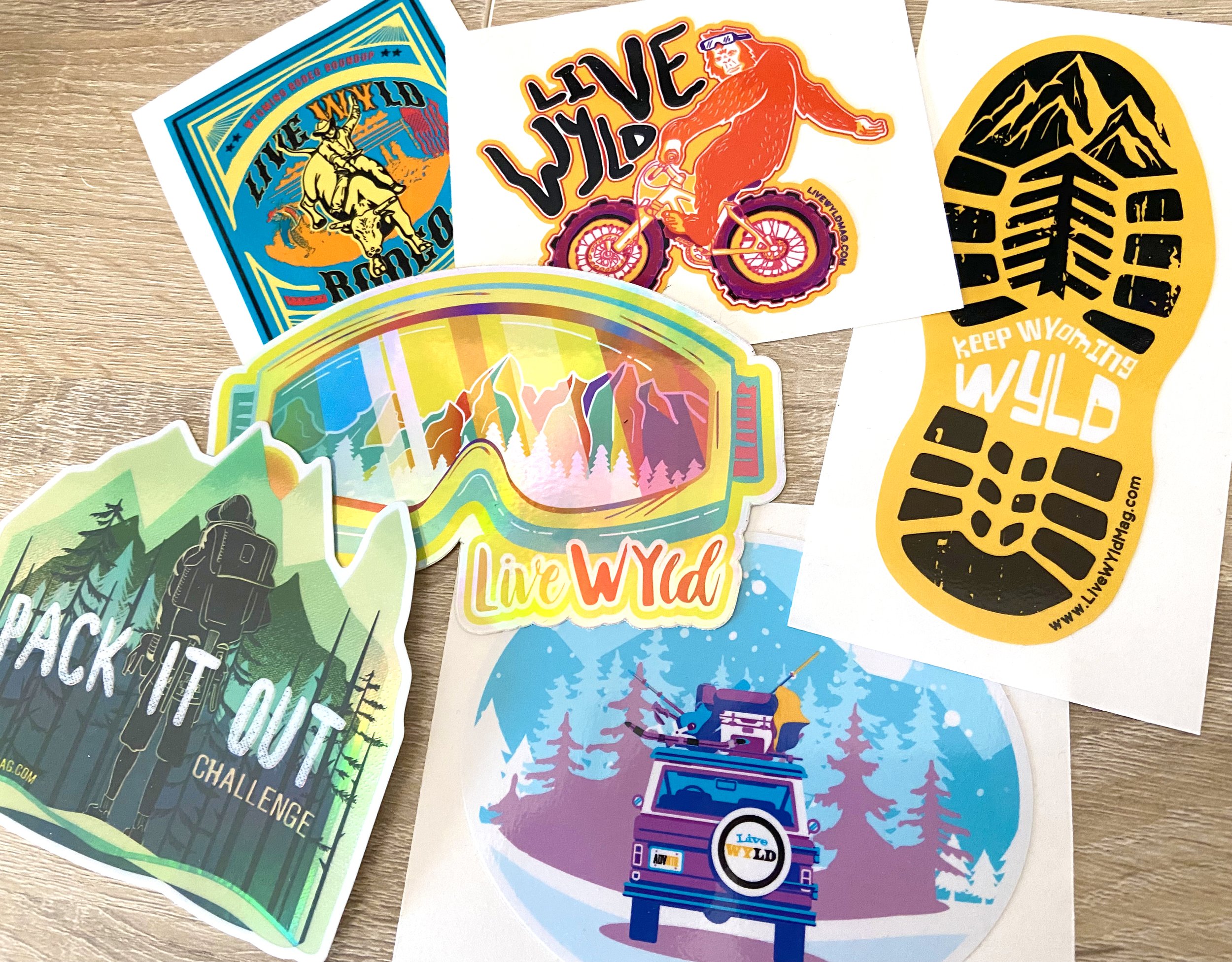 Live WYld Sticker campaign