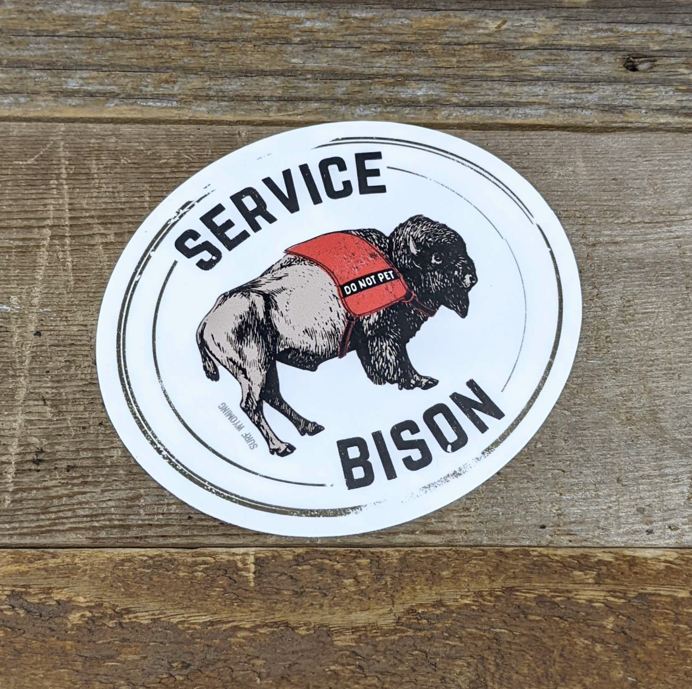 Service Bison Sticker/Tee Design