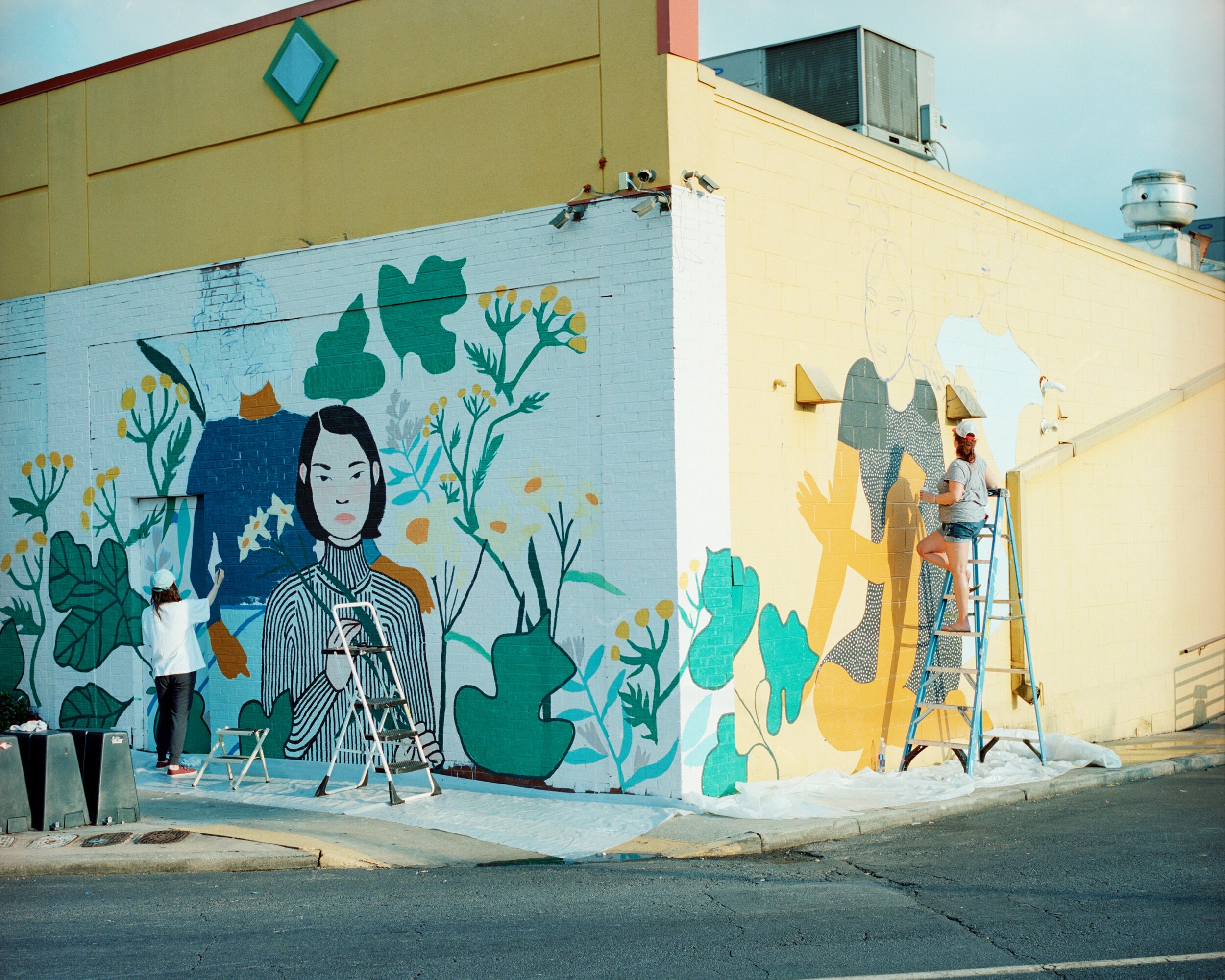  Here to Stay, Buford Highway, Atlanta, Georgia August 2017 (progress shot) 