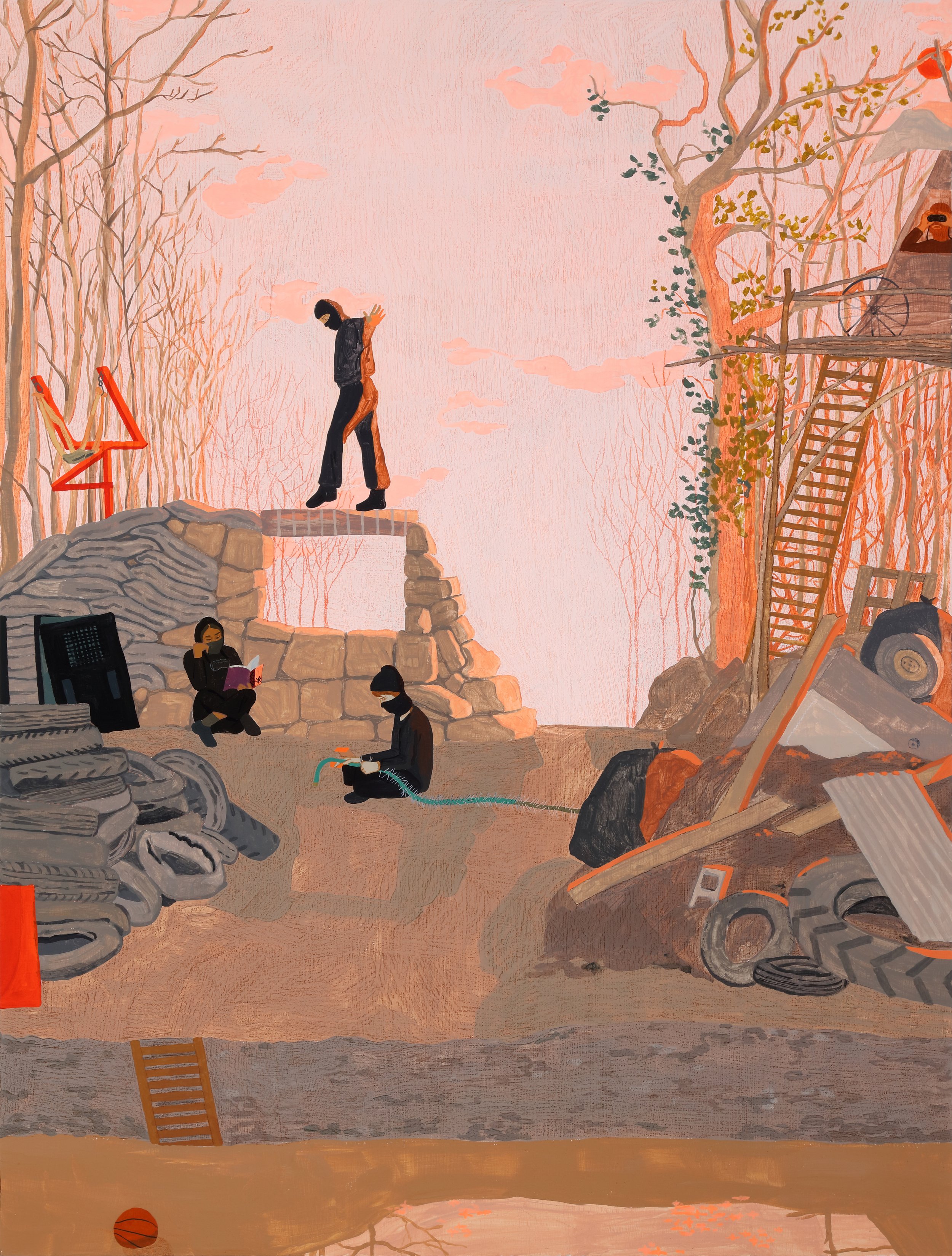   To go beyond resistance, we must position the territory within a becoming-world. This time, the wall built against our enemy will not be made of concrete, but of time itself.    It is a world that possesses a fragmented geography. It is where we fi