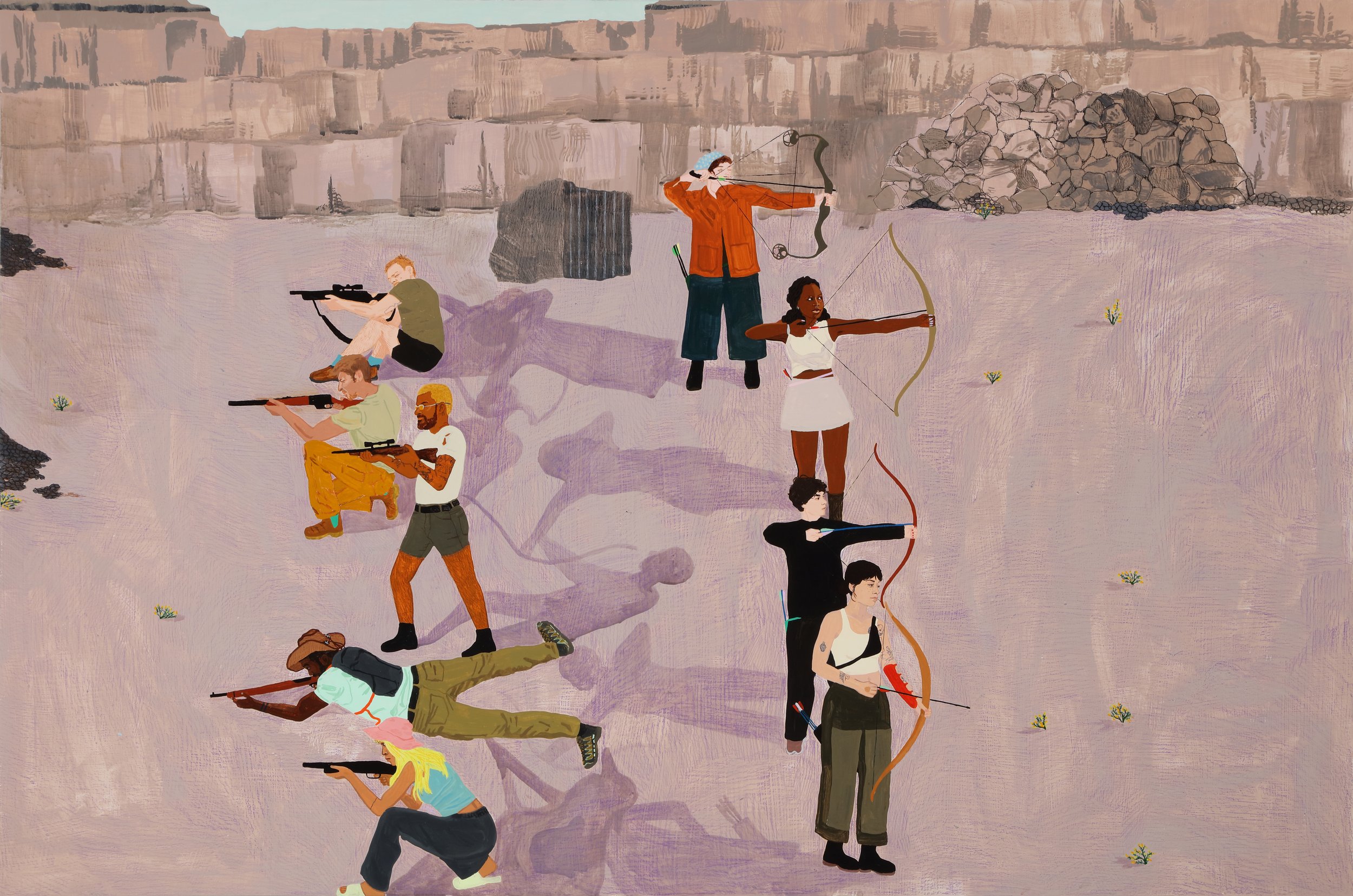   Trawling through the scarred lands (us and the scotch broom) , 2022 