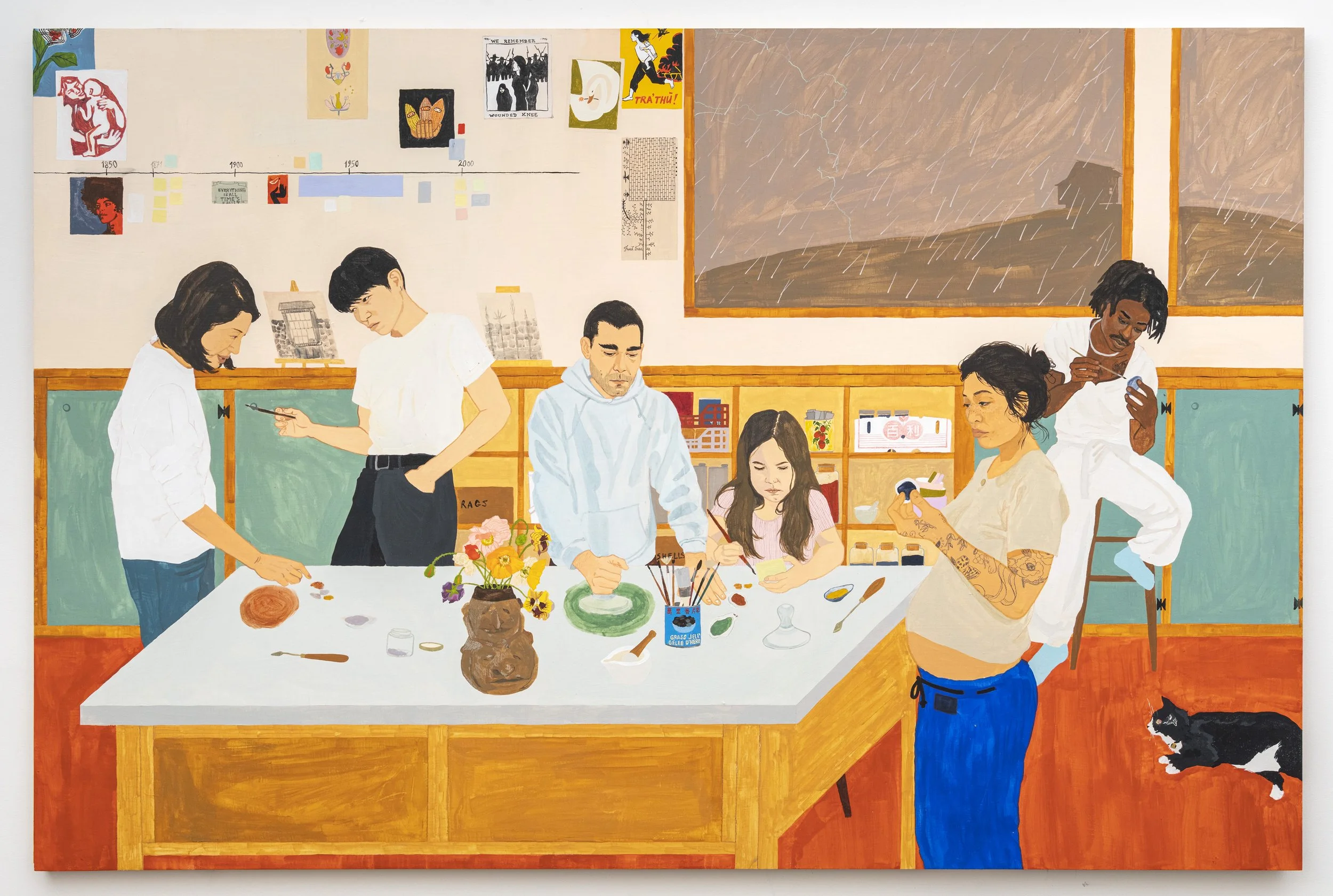   Art purifies, through catharsis, what should be seized directly – life, We will no longer make objects / our art is life / our medium revolution / &amp; in a world based on repression our only message is liberation  