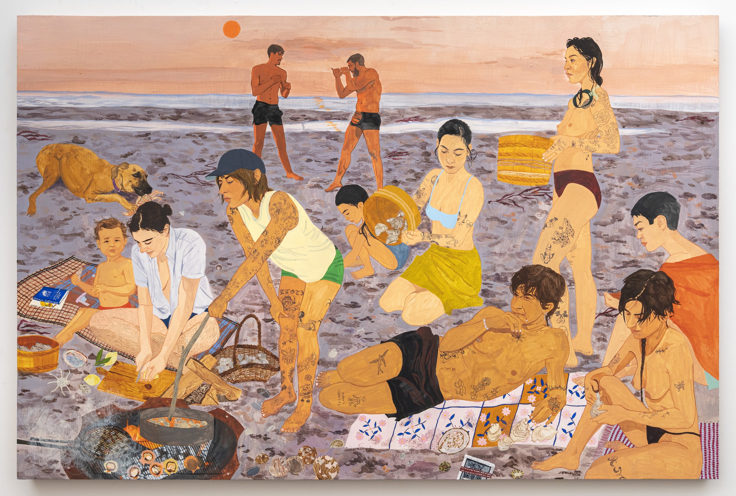   What’s left? This season of heat and wind, this dinner tonight, and those large bands of trembling waves of various shades of green that split my heart with their incredible beauty. We’re witnessing the last days of civilization as we know it.  