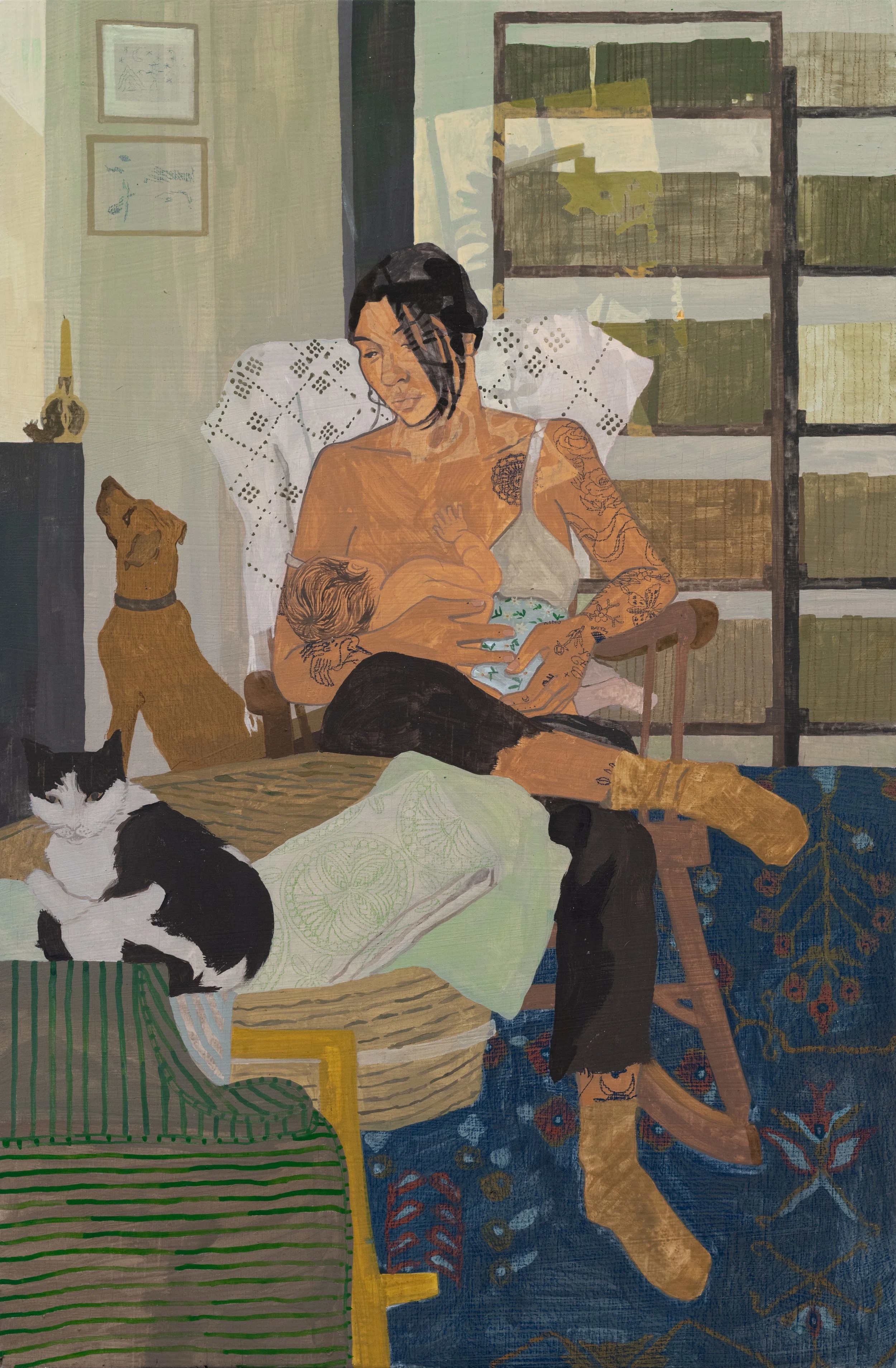   Righting the world like a flower watered, making things comprehensible. With nothing in focus, look for light  