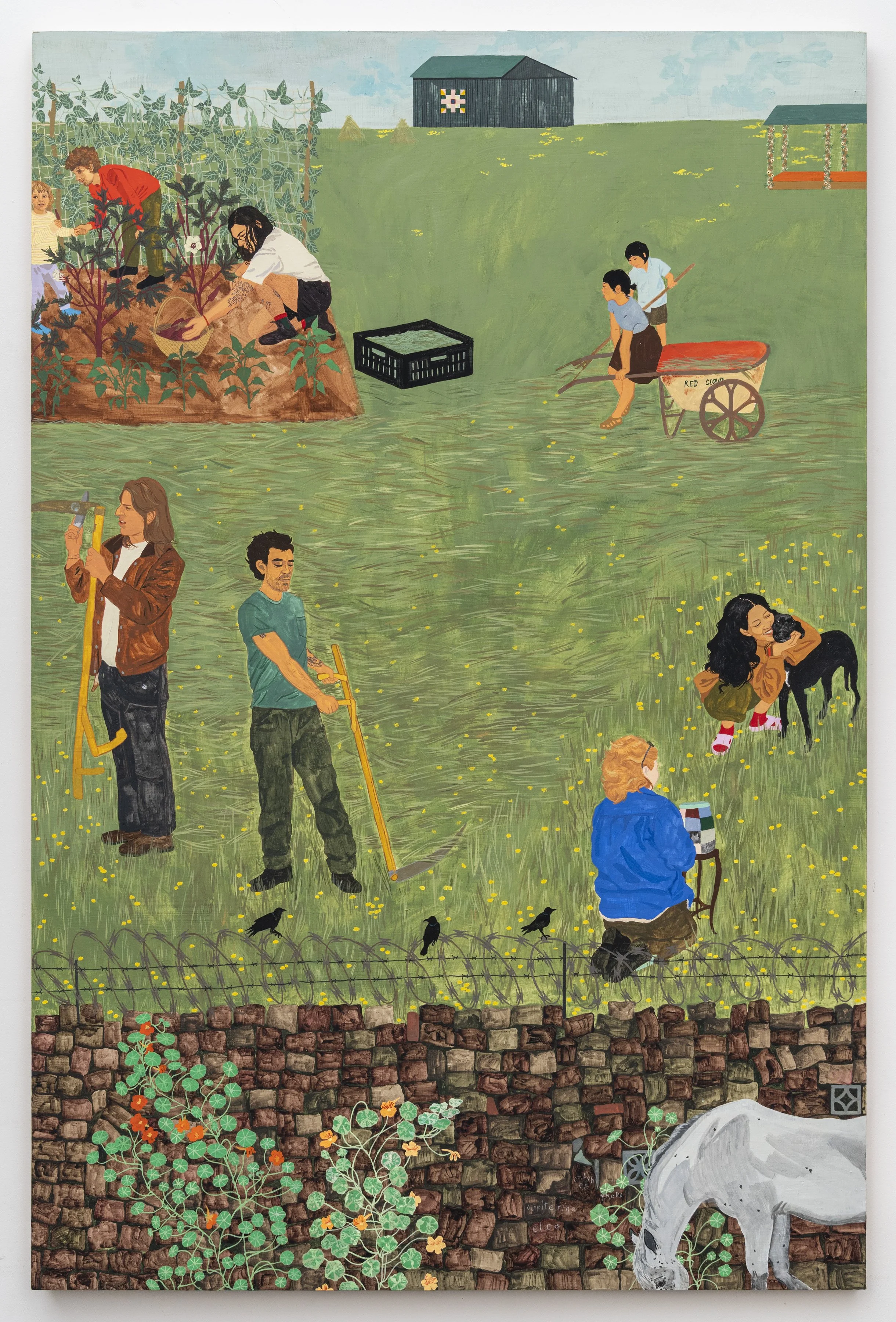   This is the dawn of a paradise of delight: where our passions spring live in a disruption of our homes, food, tempests, motorways  