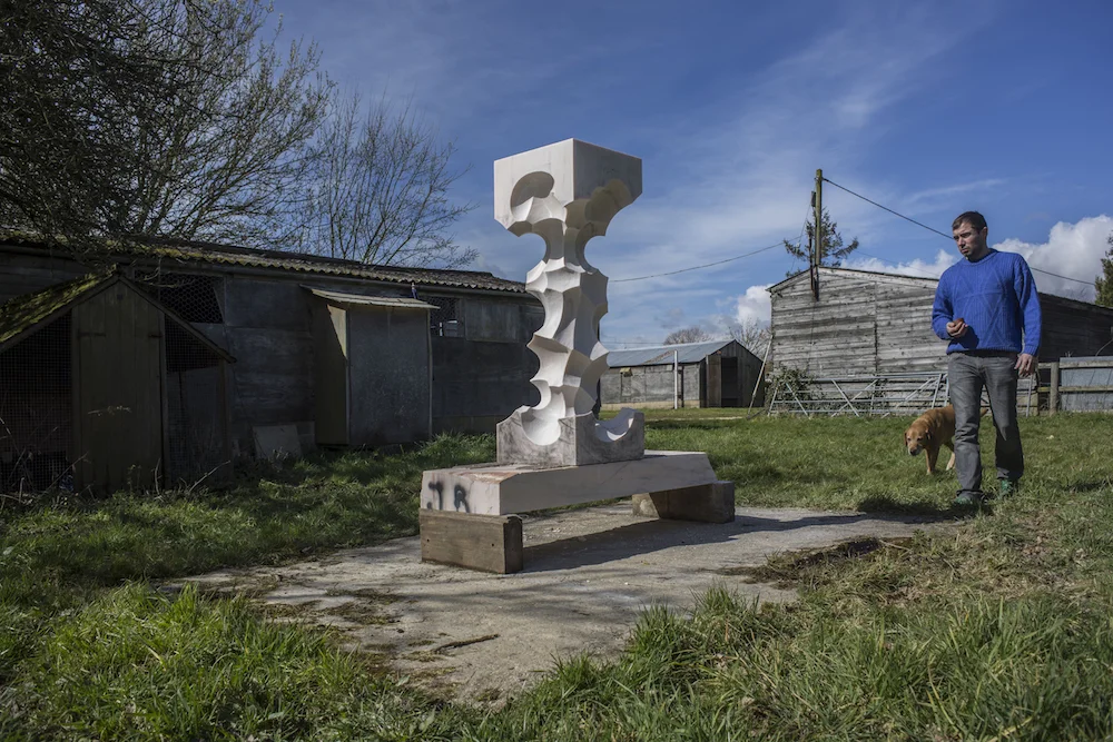 ' Paradise Los t ' in process. Studio space in Oxfordshire, Jordi Raga-2016.