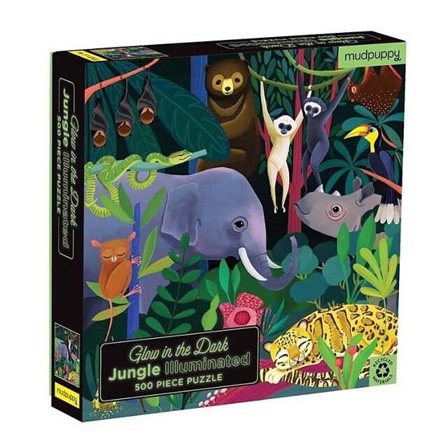 Bored at home? I know someone who designs lots of cool puzzles. Just sayin&rsquo;. They range from 20 to 500 pieces and are available at @mudpuppykids or @amazon #puzzles #puzzle #quarantineactivities #socialdistancing #🧩 #puzzlesofinstagram #illust