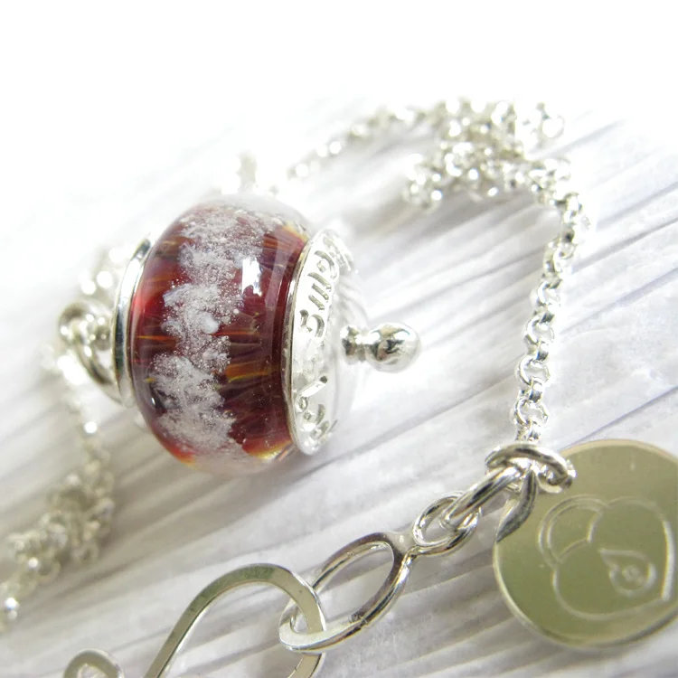 Sentiment ~ Glass cremation bead jewelry sterling silver pendant necklace (8).jpg
