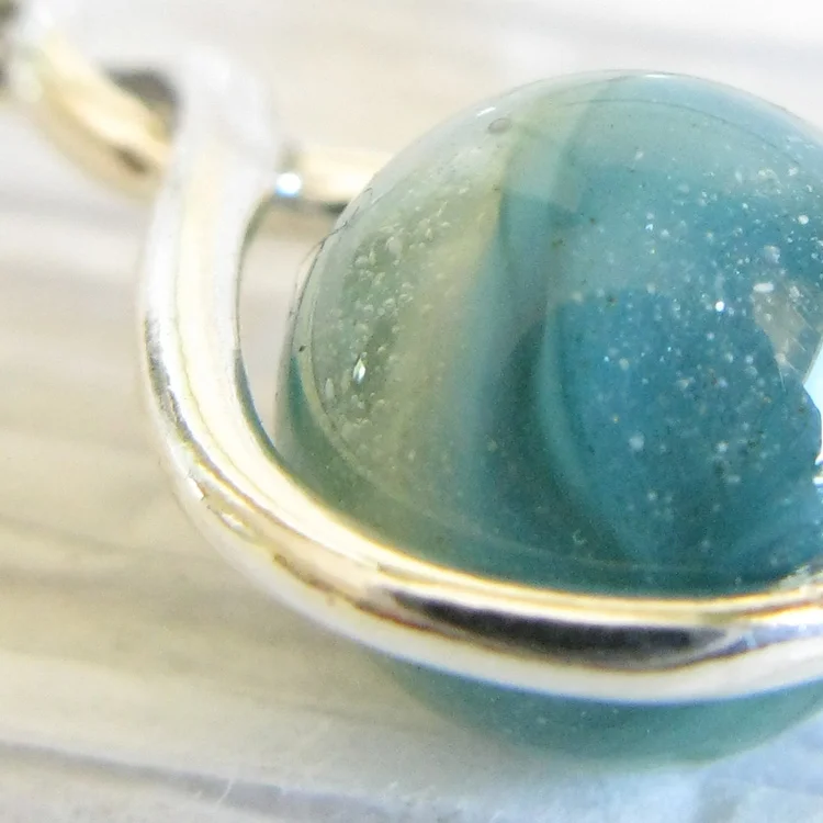 Eternity ~ Glass cremation sterling silver leverback earrings (2).jpg
