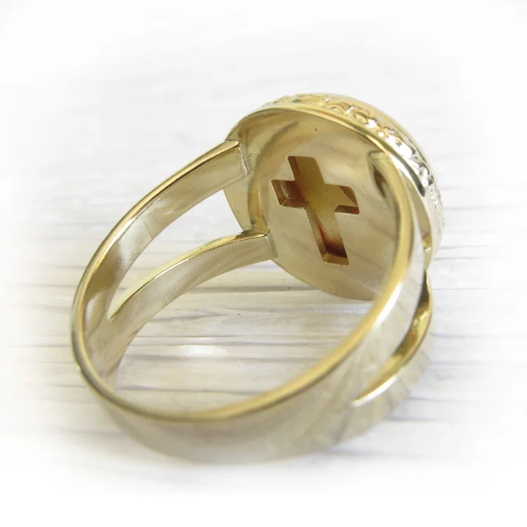 14k gold Miracle glass cremation ashes ring 6.jpg
