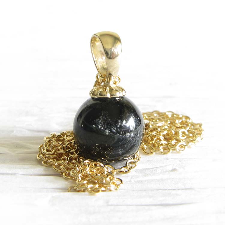 14k Gold Glass Cremation Memorial Necklace ~ Pure 2.jpg