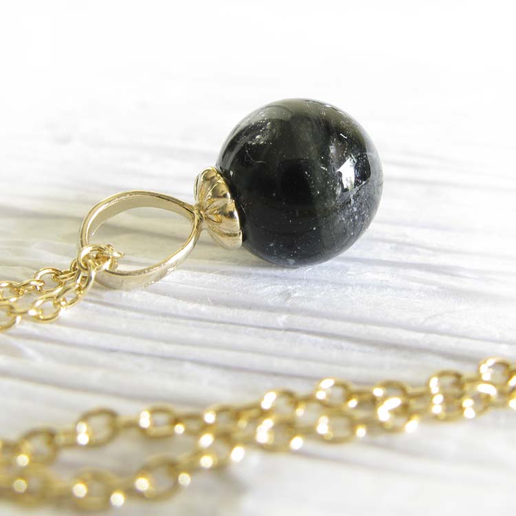 14k Gold Glass Cremation Memorial Necklace ~ Pure 3.jpg
