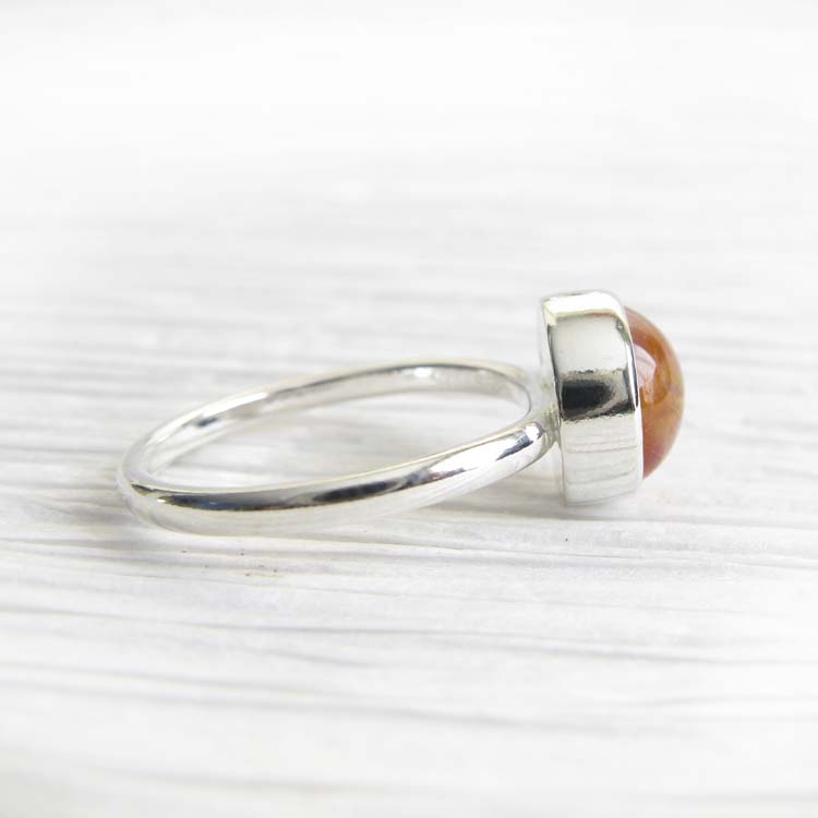 Embrace ~ glass cremation ashes memorial ring handmade in sterling silver 2.jpg