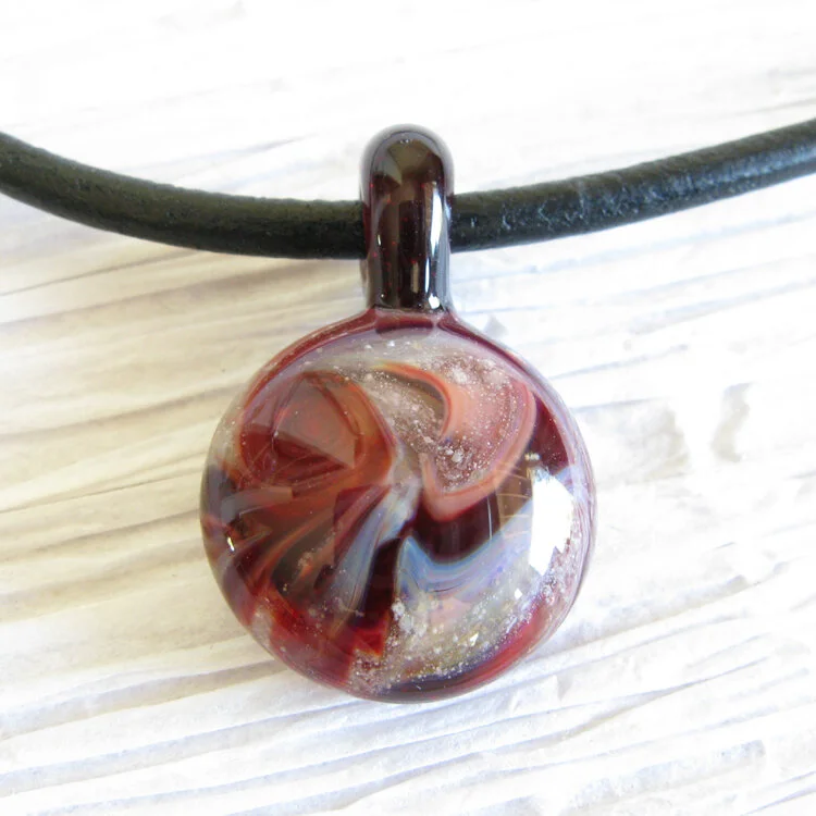 Cremation Ash Glass Pendant necklace.jpg