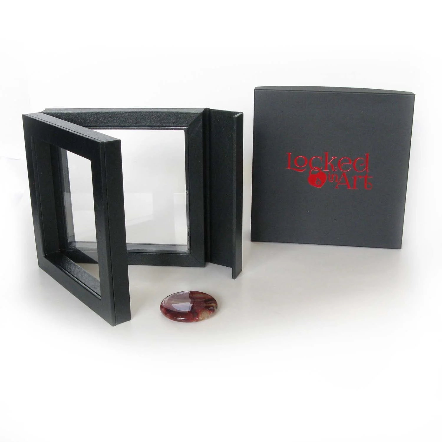 Glass cremation ashes worry stone Locked in Art.jpg