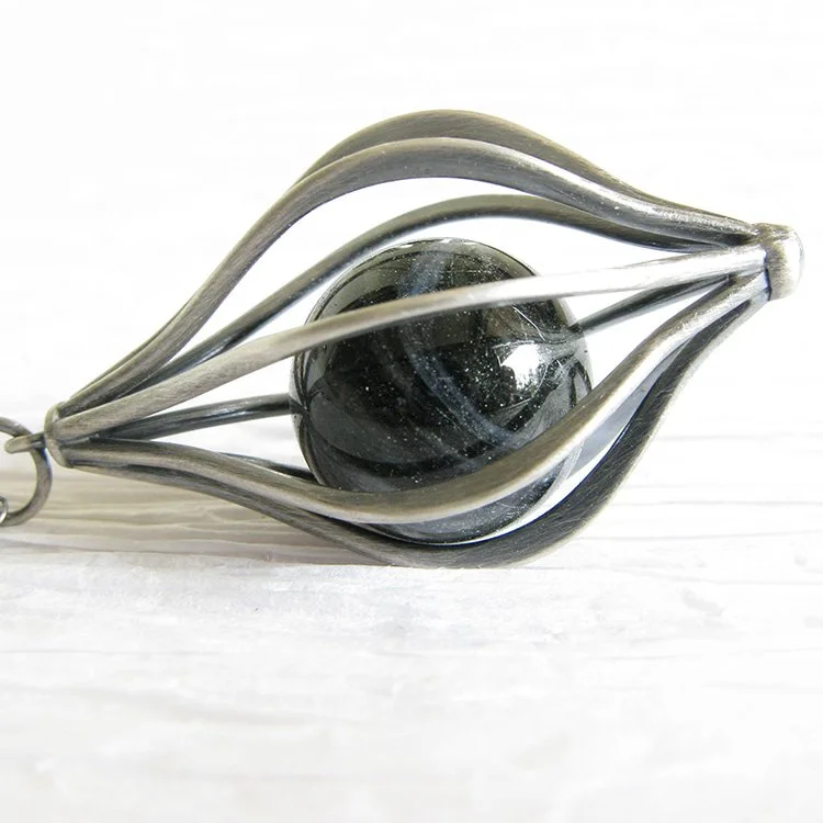 Cremation Ash Memorial Jewelry Sterling Silver Necklace