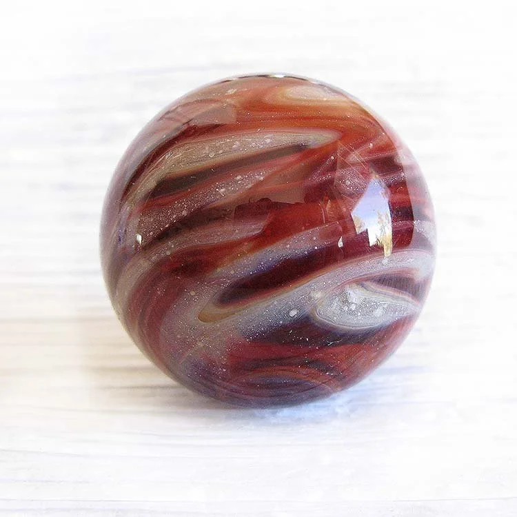 Hand Blown Glass Art Memorial Keepsake Cremation Ash Infused Marble