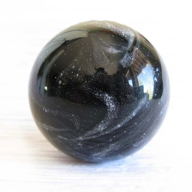 Glass Cremation Ash Memorial Orb Keepsake of your family member or pet