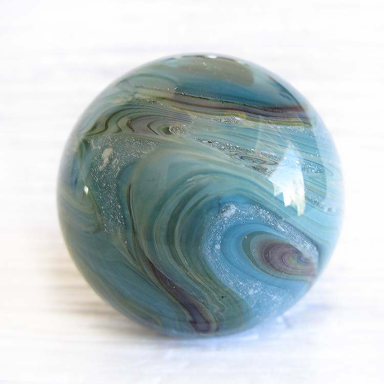 Cremation Ash Glass Marble