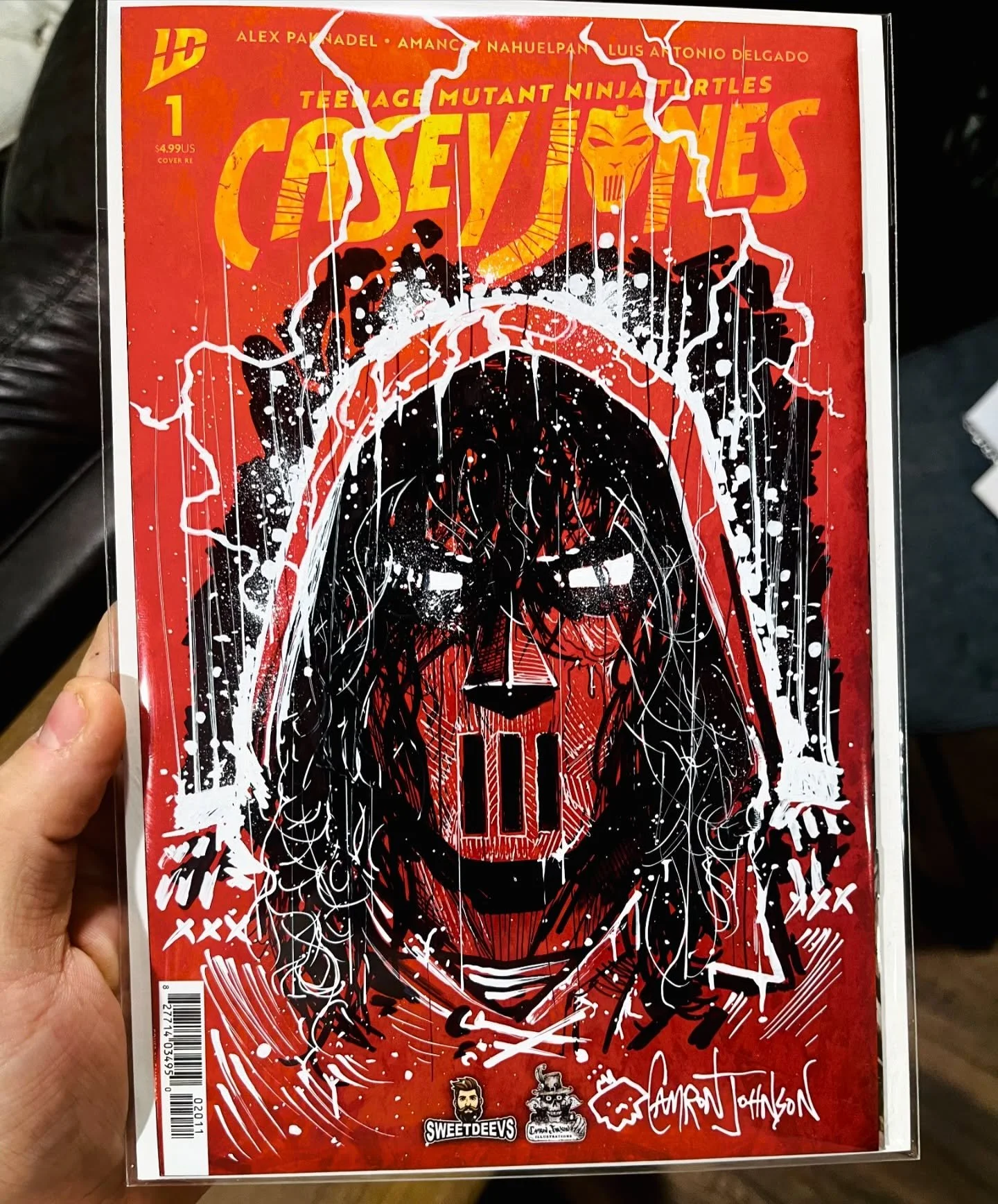 It&rsquo;s go time. 💀🏒

On my way to NYCC!! Come see me tmrw at Booth 4552 and get your fix. Loads of new exclusives comics, sketches, and more heading to @newyorkcomiccon ! 

  #nycc #comics #sketch #caseyjones #tmnt #sketch #art #comics #comicboo