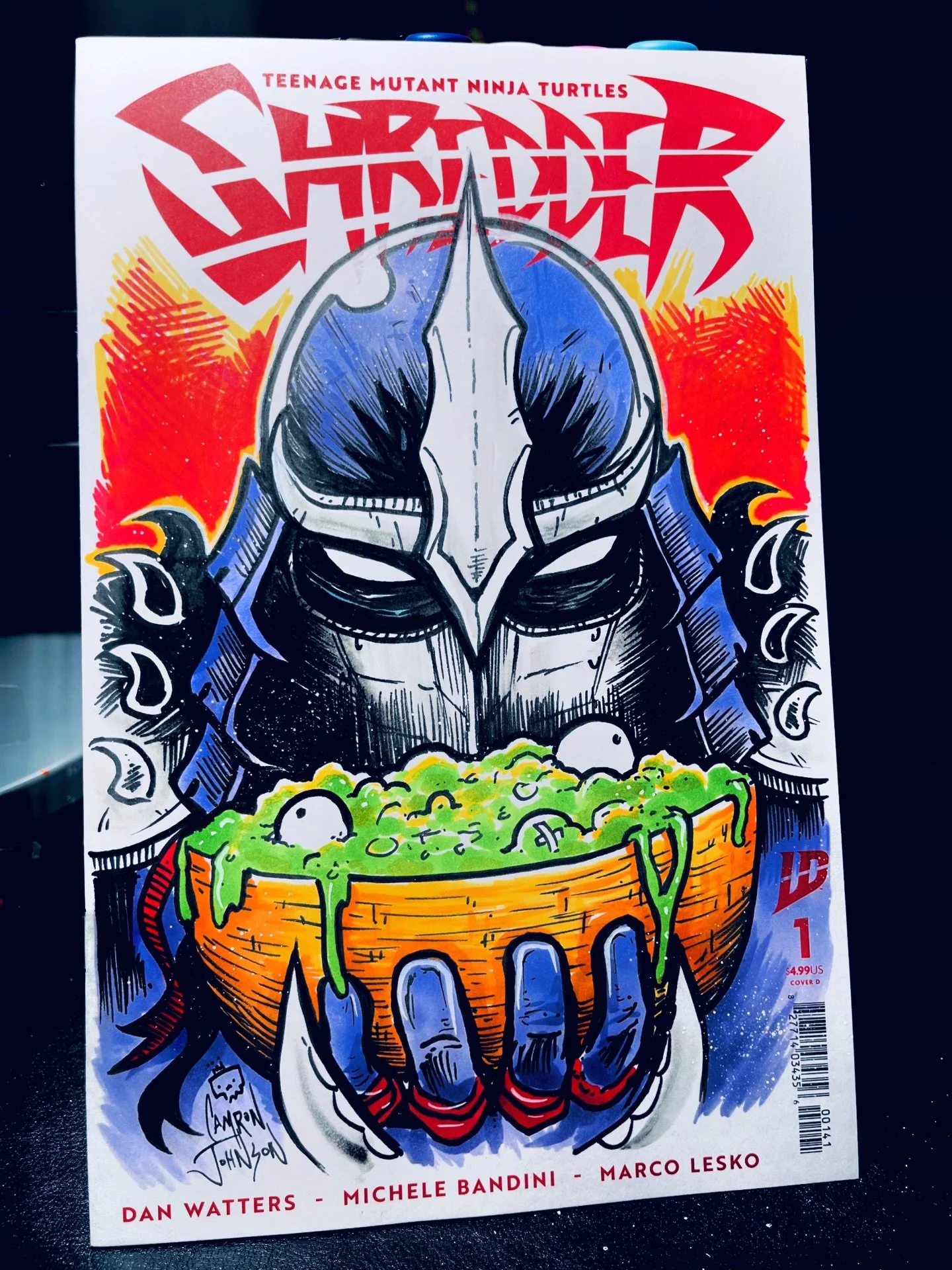 SOUPS UP. 🐢 

 Thanks all for the whatnot love in today&rsquo;s show! More to come&hellip; BIG Q1 with some cool comics. Enjoy a bowl of a footclan fav 

#shredder #tmnt #sketch #sketchcover #comics