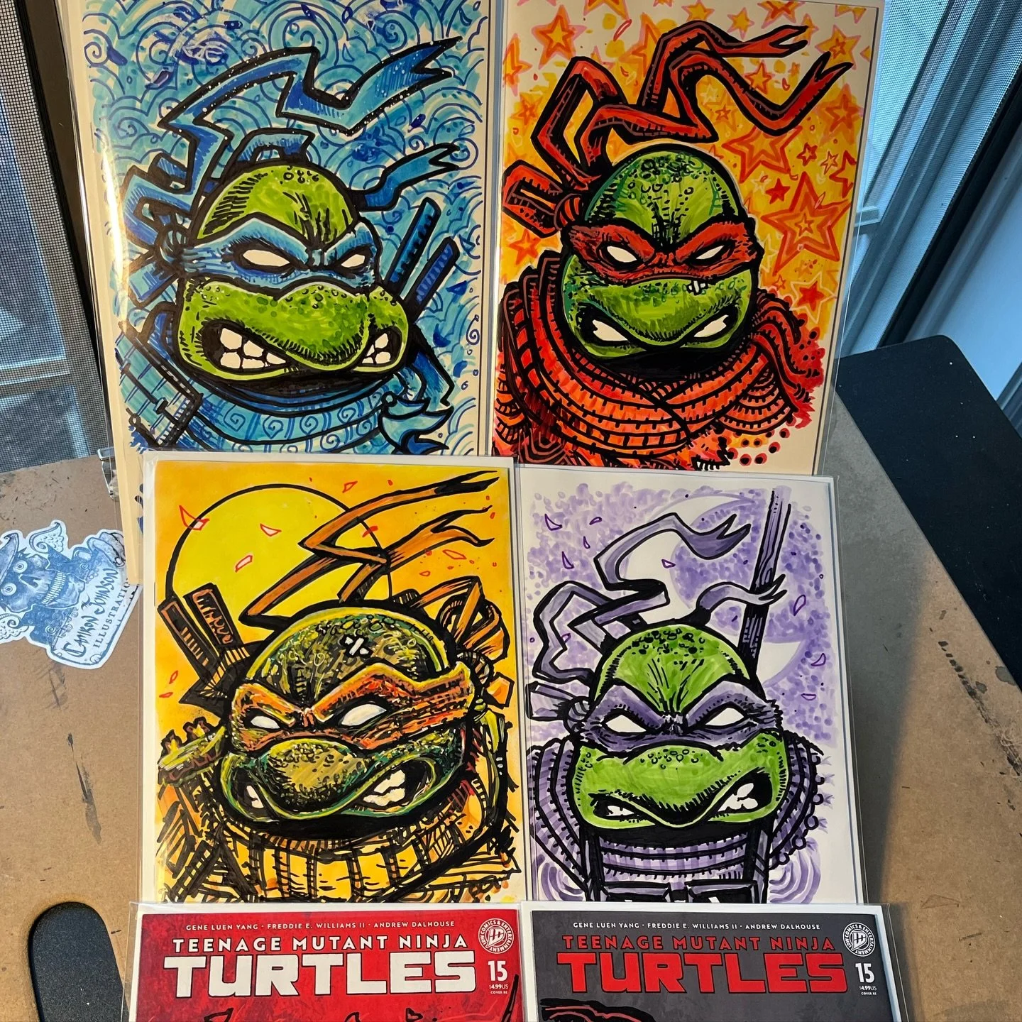 ✍️
-
-
-
 #TMNT #Remark #Comics #sketch