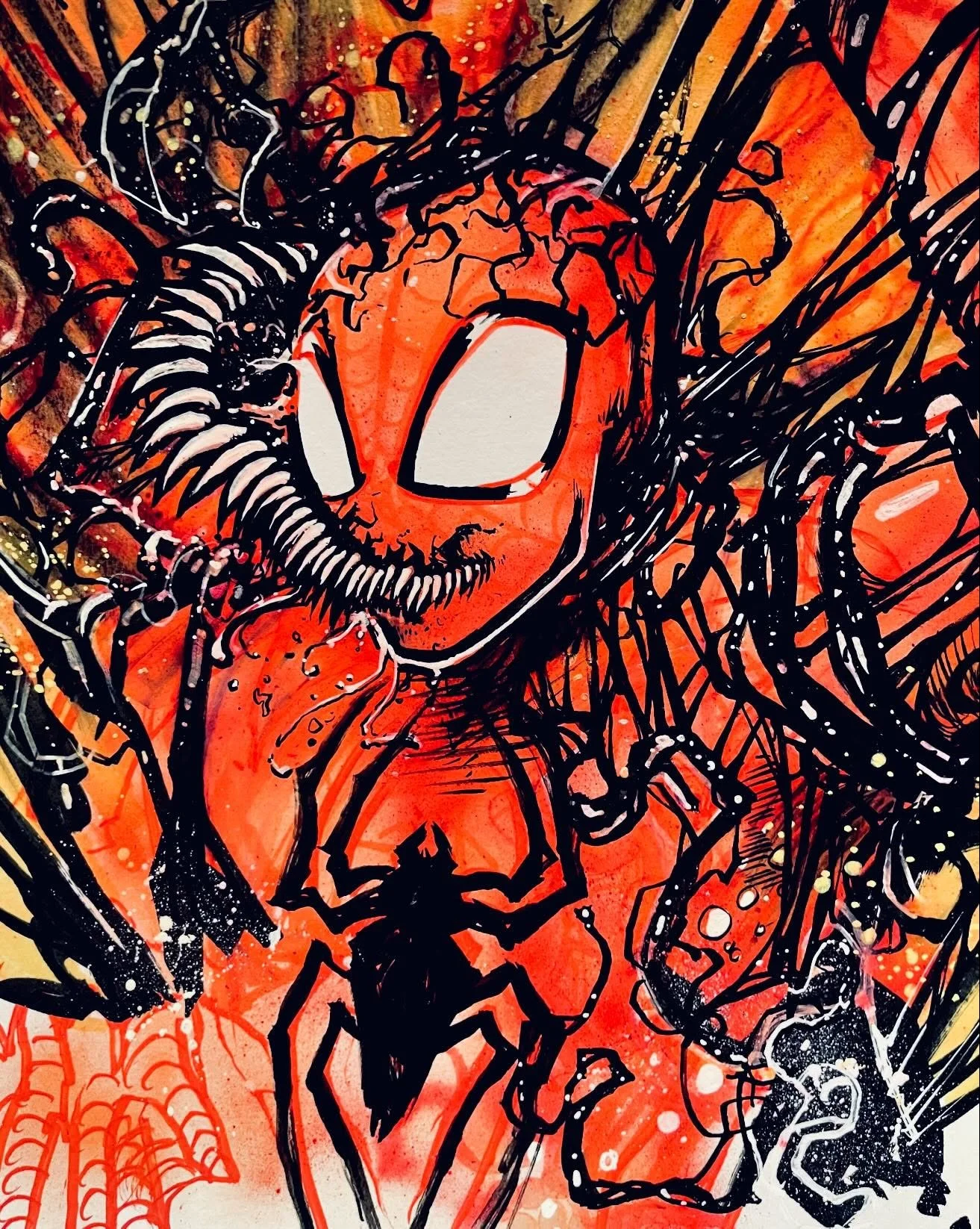 Few sketches 🕷️✍️ #spiderman #venom #cobracommander #battlebeast #et