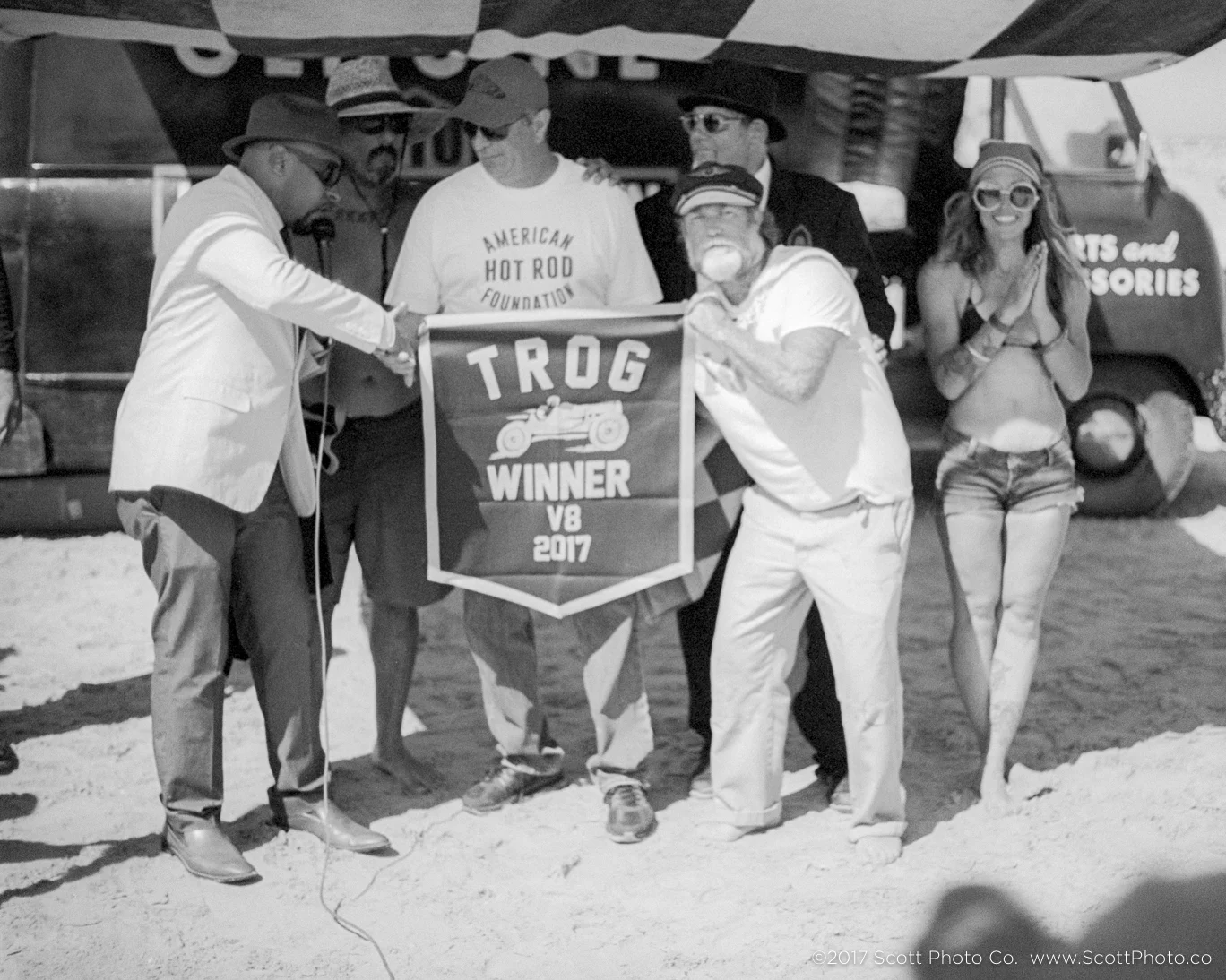 Carter at the award ceremony