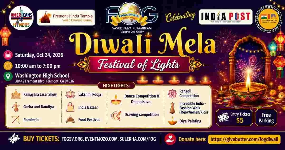 Fremont: FOG Diwali - Festival of Lights