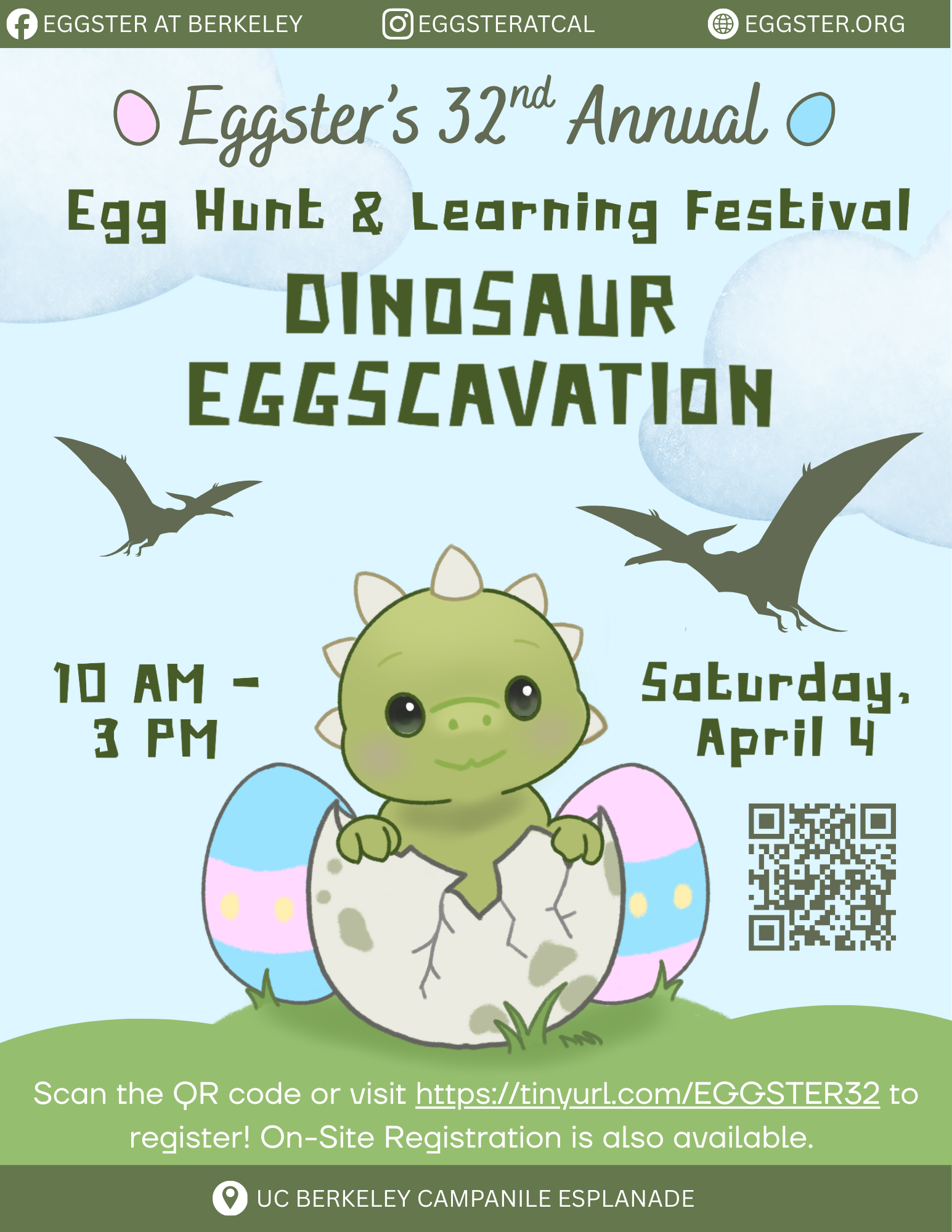 BERKELEY: Eggster’s Dinosaur Eggscavation