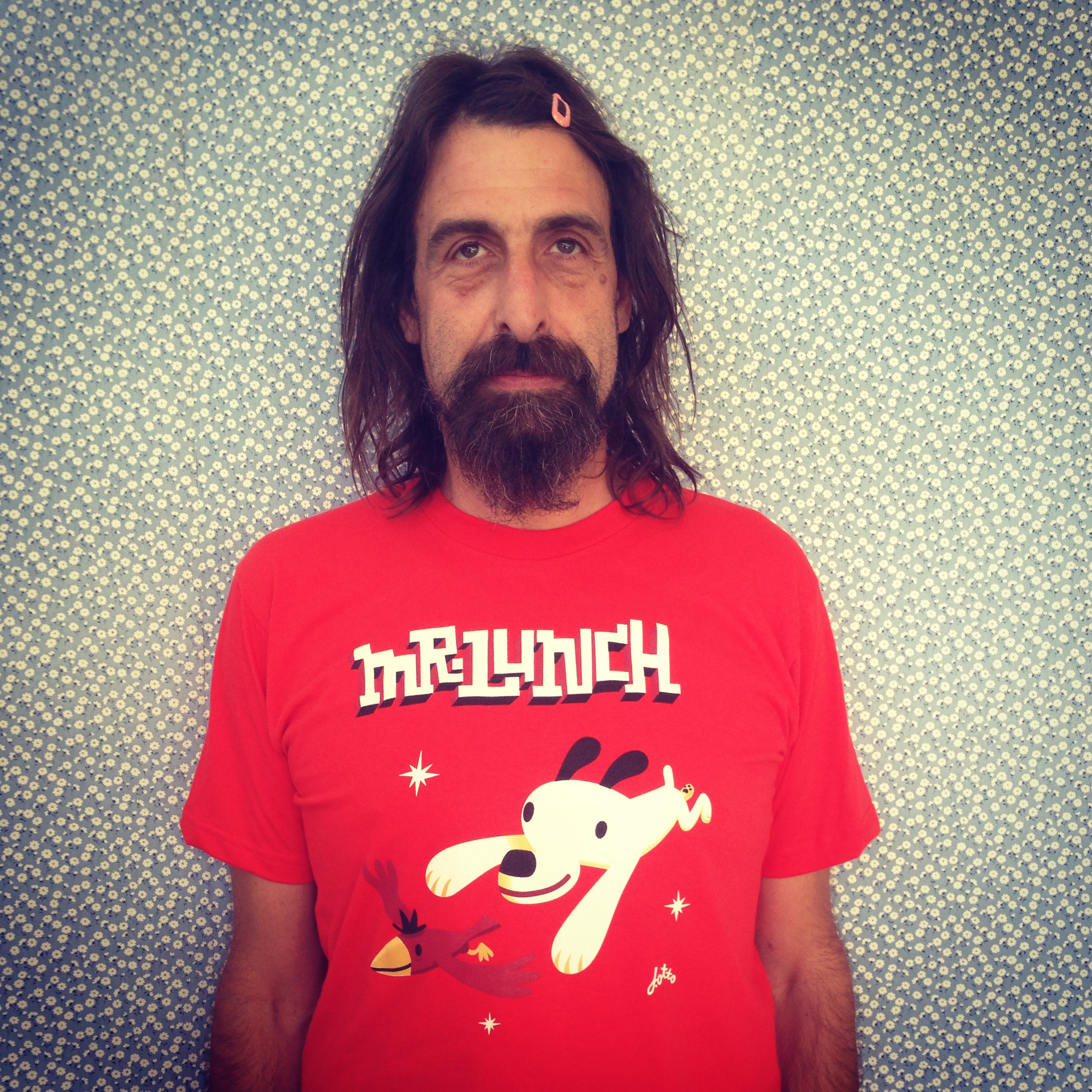 Gabriela Laz, J.Otto Seibold, 2014. Photograph. J.otto Seibold and Mr. Lunch.&nbsp;