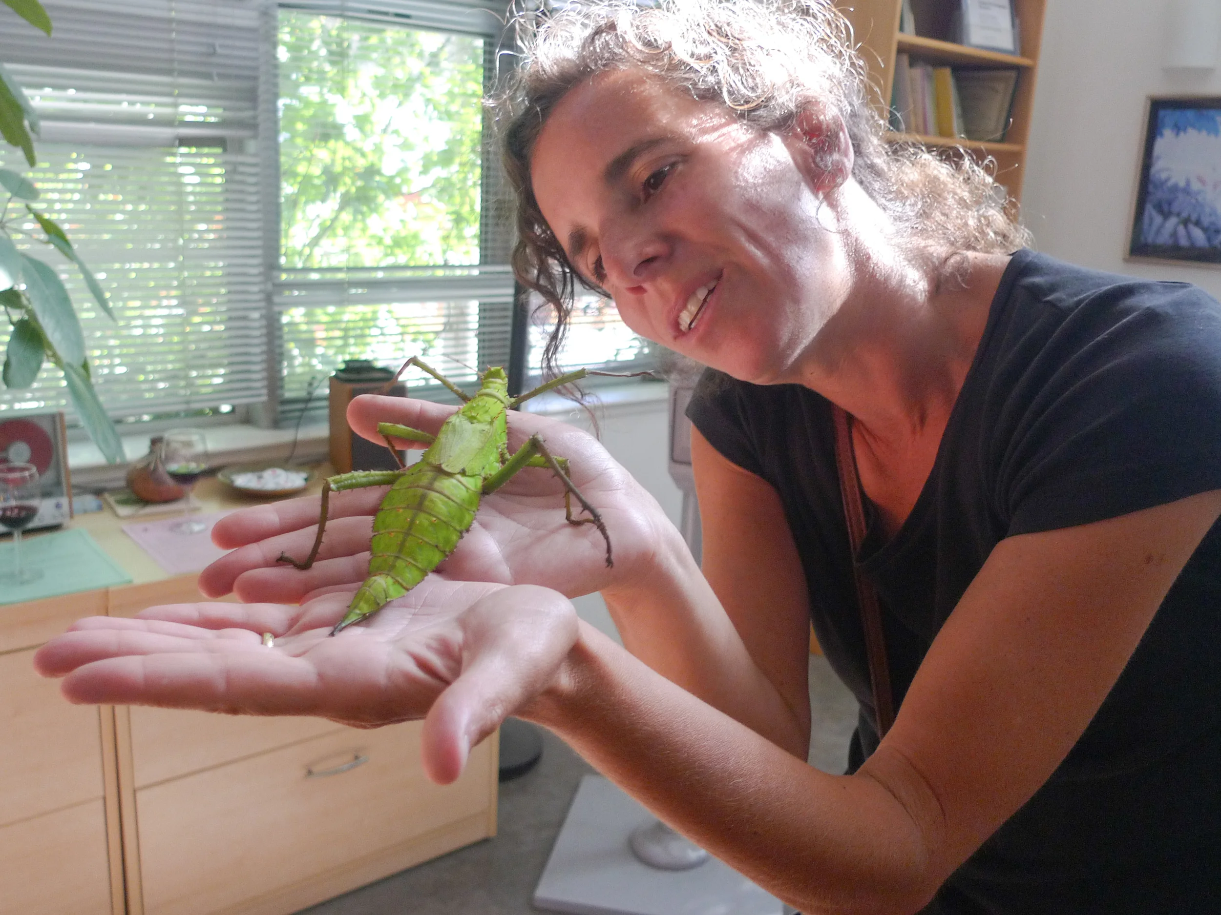Ronnie with Giant Thorny Phasmid