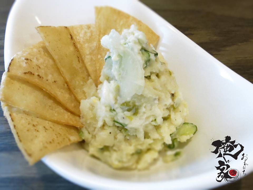 Orenchi's one-of-a-kind Wasabi Potato Salad