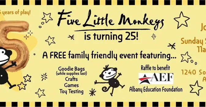 Five Little Monkeys 25th Anniversary Celebration