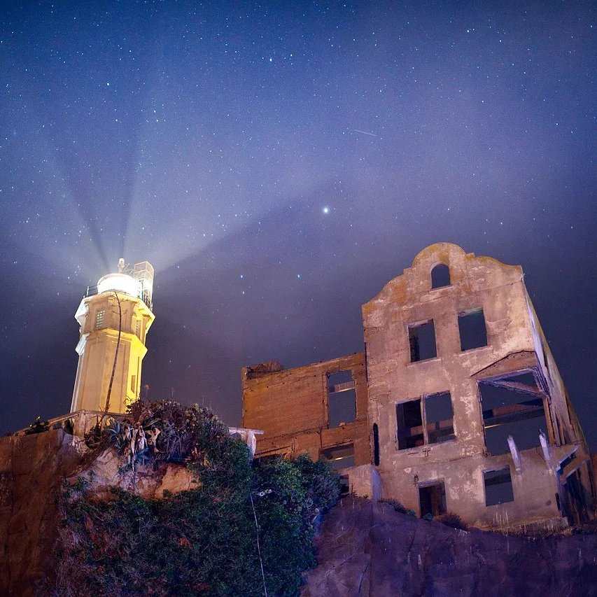 Doing Time on Alcatraz at Night