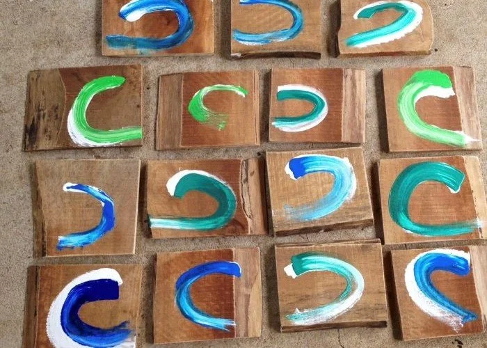 Painting Waves on Wood with Robb Havassy