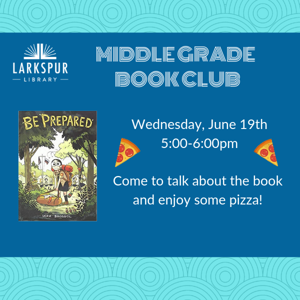 Middle Grade Book Club at Larkspur Library
